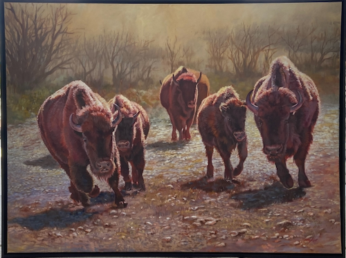 Click to view detail for Stampede 36x48 $4800
